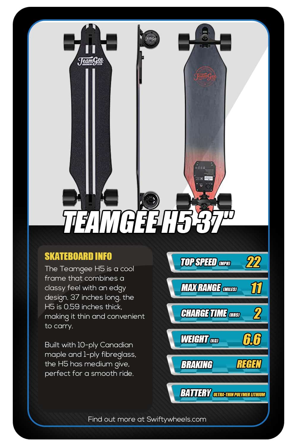 Teamgee Electric Skateboard